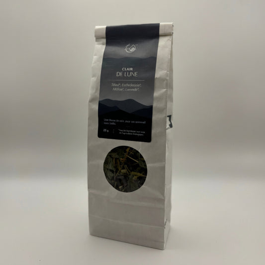 Rustgevende kruidenthee Clair de Lune | 25 gram