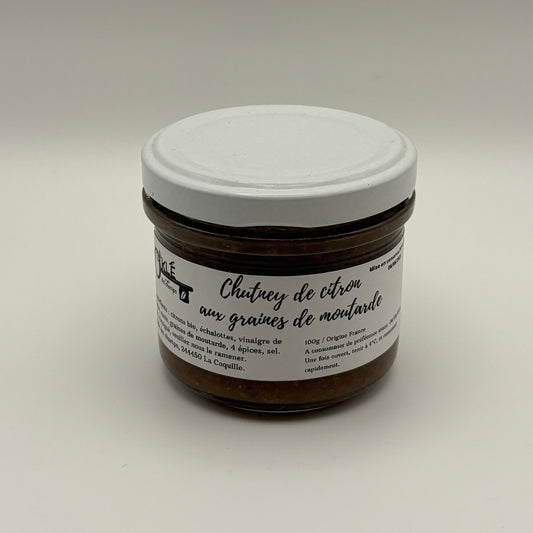 Citroenchutney met mosterdzaad | 100 gram