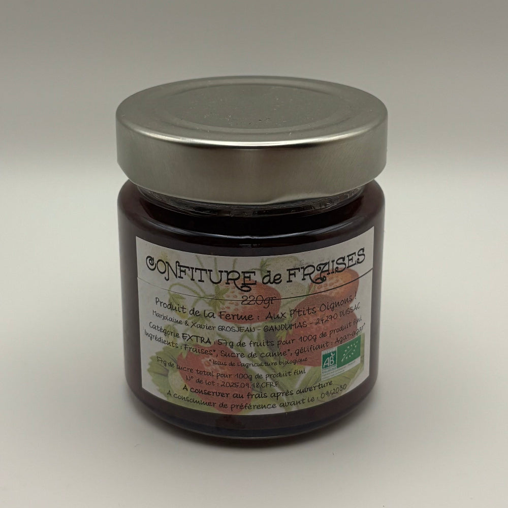 Confiture van aardbeien | 220 gram