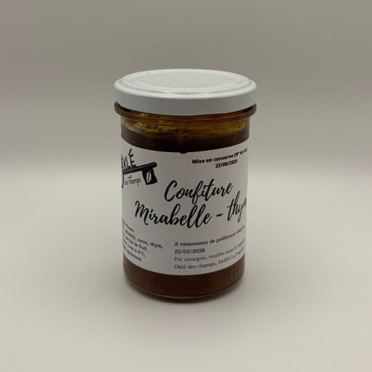Confiture van mirabel en tijm | 200 gram