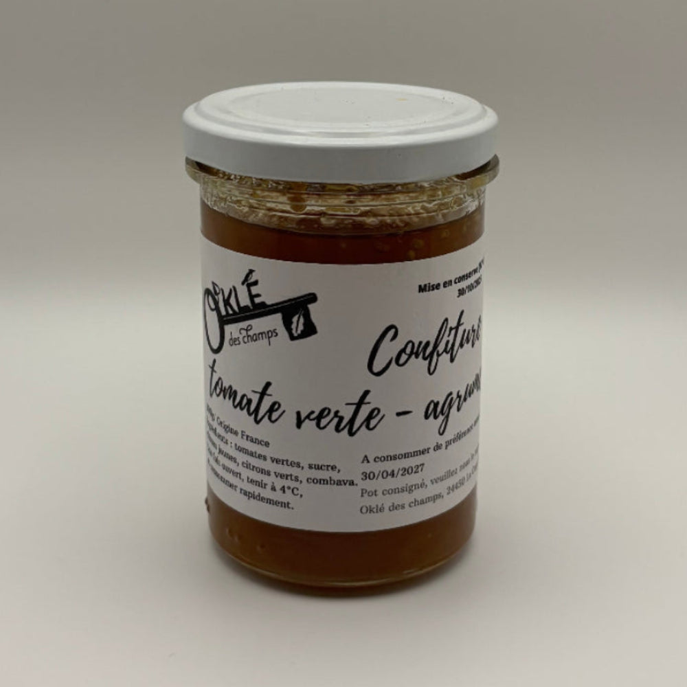 Confiture van groene tomaat en citrusvruchten | 200 gram
