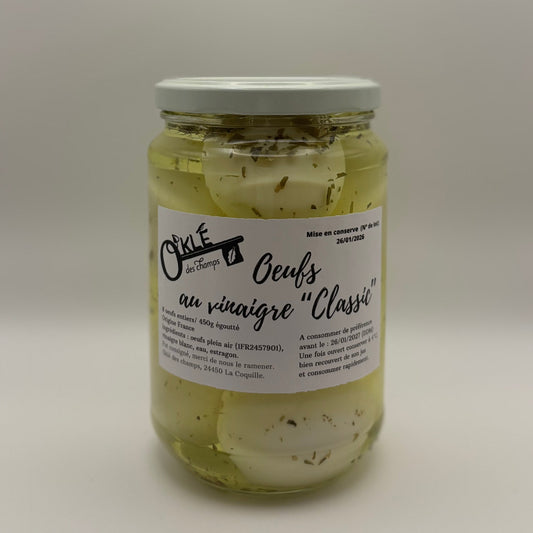 Ingelegde eieren in azijn | 450 gram